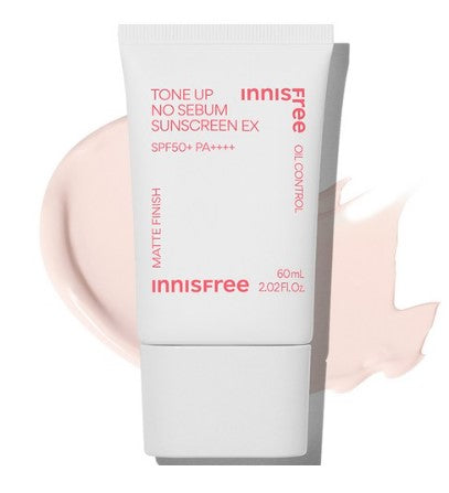 [Innisfree] Tone Up No Sebum Sunscreen SPF50+/PA++++ 60ml