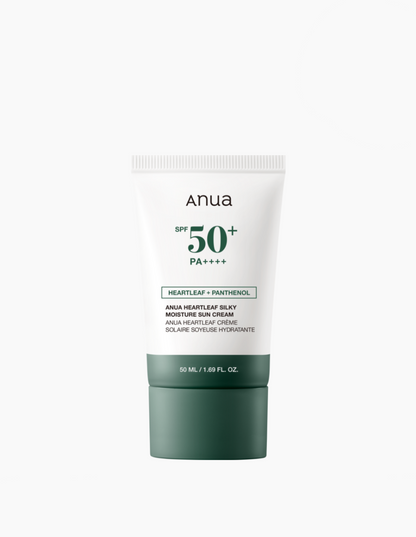 [Anua] Heartleaf Silky Moisture Sunscreen SPF50+/PA++++ 50ml