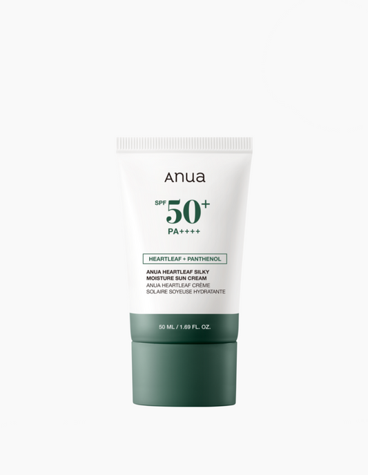 [Anua] Heartleaf Silky Moisture Sunscreen SPF50+/PA++++ 50ml