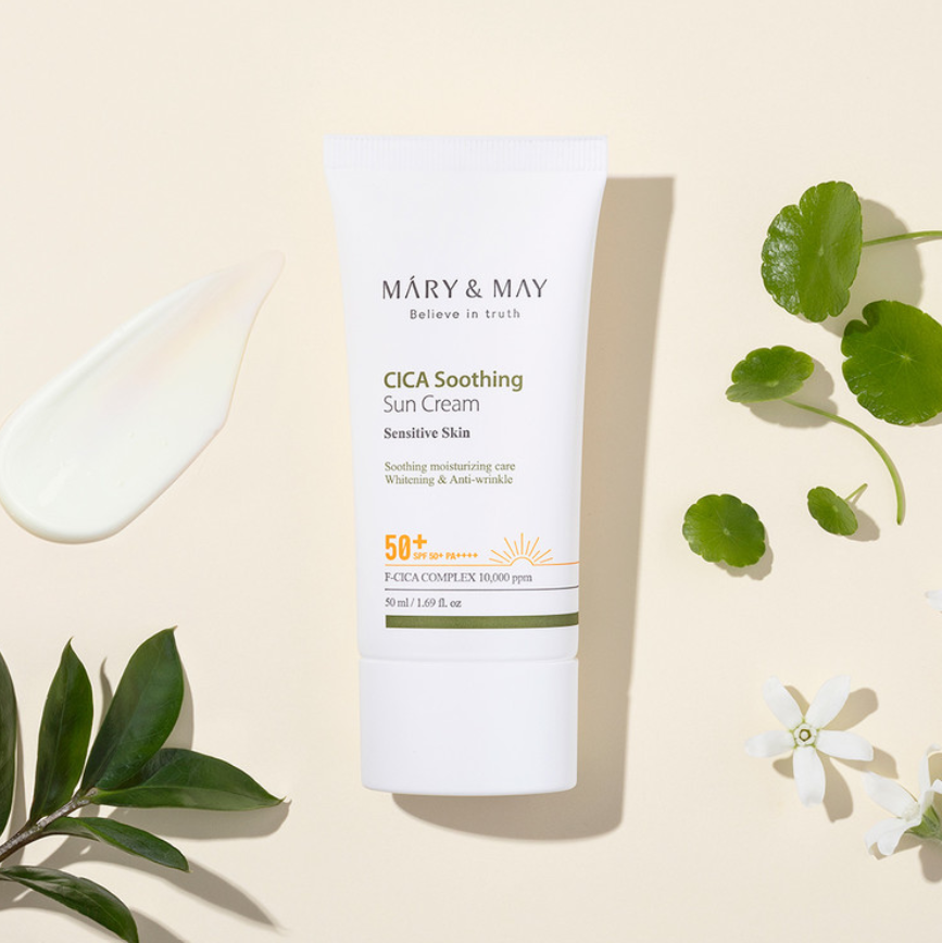 [MARY&MAY] CICA Soothing Sun Cream SPF50+/PA++++ 50ml